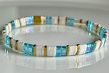 Ice Blue Tila Bracelet