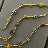 Gold Pop Charm Bracelet