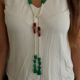 Ruby & Pearl Reverie Single Line Lariat