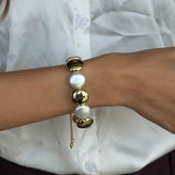 Golden Pearl Harmony Bracelet