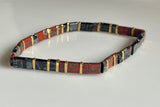 Black Cherry Tila Bracelet