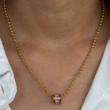 Pink Prism Necklace