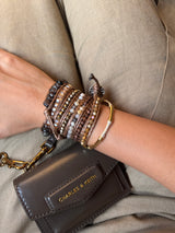Champagne Beaded Wrap Bracelet (Bestseller)