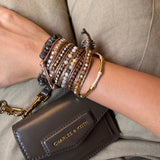 Champagne Beaded Wrap Bracelet (Bestseller)