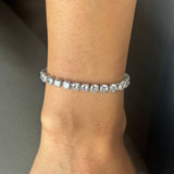 Silver Luna Tennis Bracelet