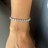 Silver Luna Tennis Bracelet