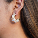 Cinderella Pearl Hoops