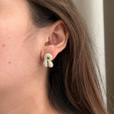 Bubble Initial Earrings