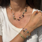 Three way stone Magnetic necklace/bracelet