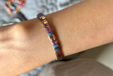 Lunar Purple Tila Bracelet