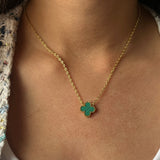 Green Clover Necklace