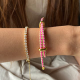 Braided Pastel Bracelet