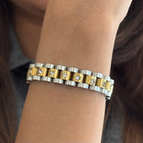 Studded Watchlink Bracelet