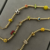 Gold Pop Charm Bracelet