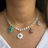 Personalised Meher Charm Necklace (Tennis Necklace)