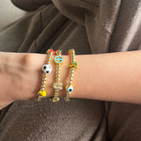 Gold Pop Charm Bracelet