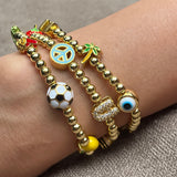 Gold Pop Charm Bracelet