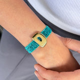 Signature Spark Initial Stretch Bracelet