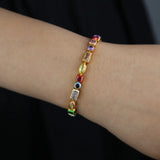 Gem Confetti Tennis Bracelet
