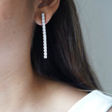 Iced Out Tennis Necklace & Earrings