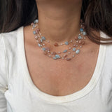 Three way stone Magnetic necklace/bracelet