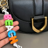 Rainbow Name Bag Charm