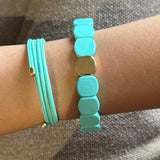 Set of 2 - Fresh Tide Stack - Halo and Candy Bracelet