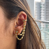 Crystal Crawler Single Earcuff