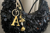 Coastal Bag Charm with Initial
