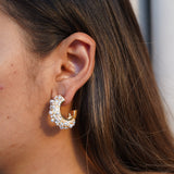 Cinderella Pearl Hoops