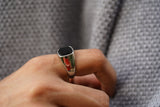 Men Onyx Stone Ring