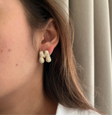 Bubble Initial Earrings