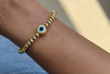 Gold Pop Evil Eye Bracelet