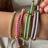 Braided Pastel Bracelet