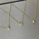 The Dainty Edit - Initial Necklace with Charm