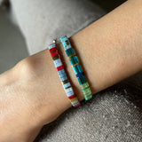Set of 2 - Empress Hues Tila Bracelets