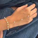Dainty Pearl Hand Chain