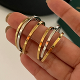 Dual Tone Trio Hoops