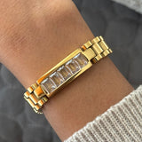 Crystalline Link Bracelet