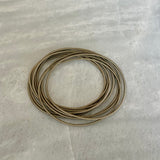 Guitar String Bracelet Stack - Set of 10