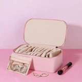 Soft Mellow Leather Jewellery Organiser