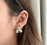 Bubble Initial Earrings