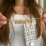 Mini Bubble Initial Name Necklace  (Bestseller)