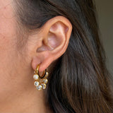 Champagne Cluster Hoops