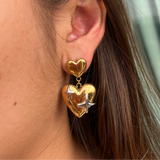 Heart & Stars Earrings