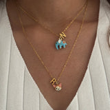 The Dainty Edit - Initial Necklace with Charm