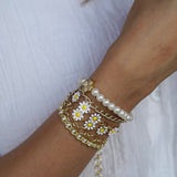 Sunshine Pearl Wrap Bracelet