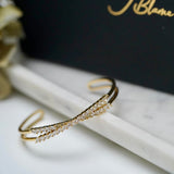 Studded Cross Cuff