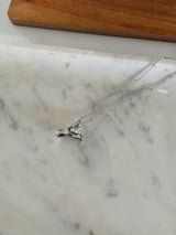 Chunky Initial Statement Necklace - Gold/Silver