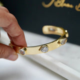 Nova Sparkle Gold Cuff